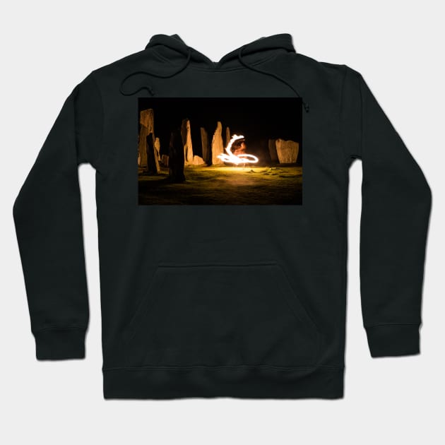 The Callanish fire dragon Hoodie by fairyfreak